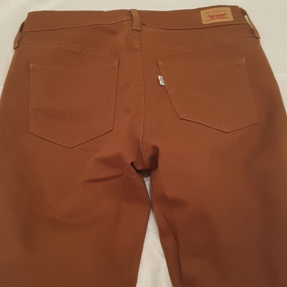 Levis Rare mid rise skinny jeans brown W27